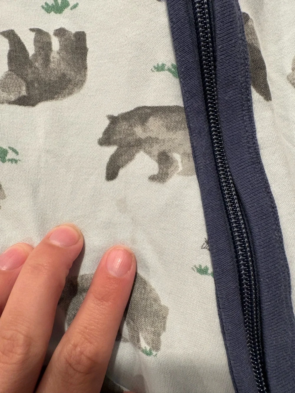 Burt’s bees beekeeper baby sleep sack medium 6-12 months bear print